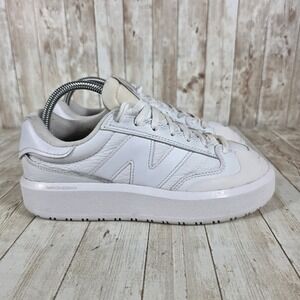 New Balance CT302LA Platform Sneakers Leather Casual Shoes White Size‎ 8.5